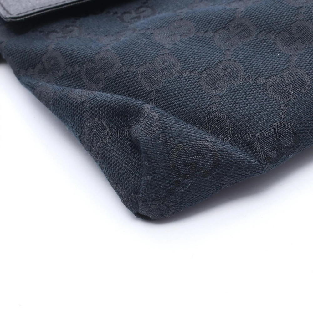 GUCCI Black Leather Fanny Pack - Picture 6 of 7